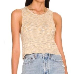 Free People Best Of Us Lace‎ Back Sweater Tank Sz S Boho Free Spirit Festival